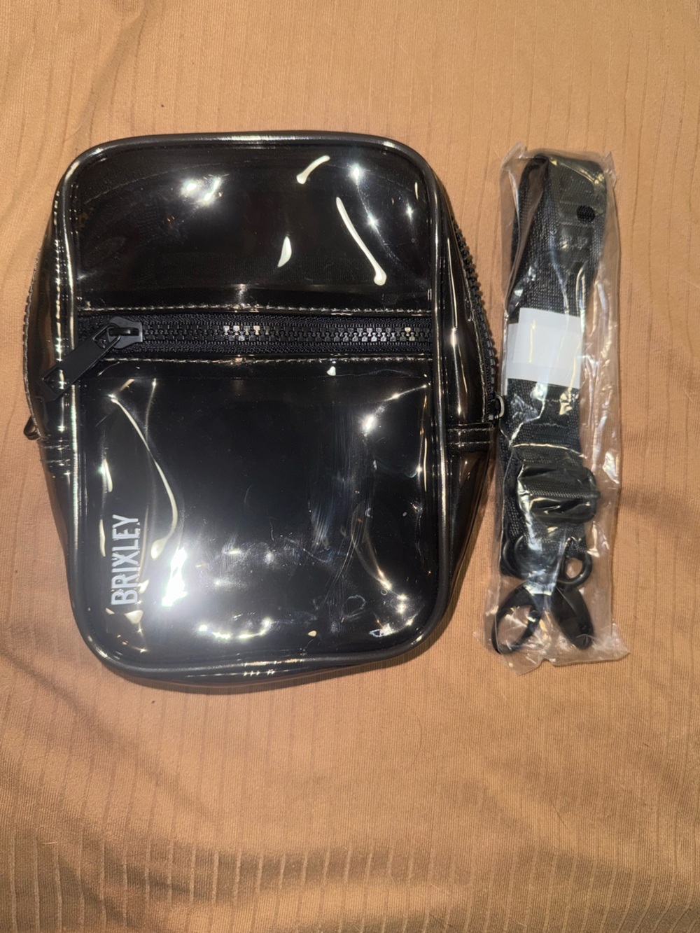 NEW Brixley Black Clear Crossbody Bag